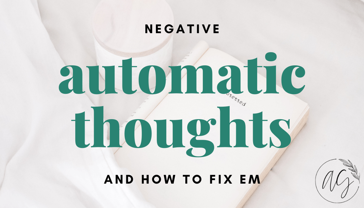 automatic negative thoughts list